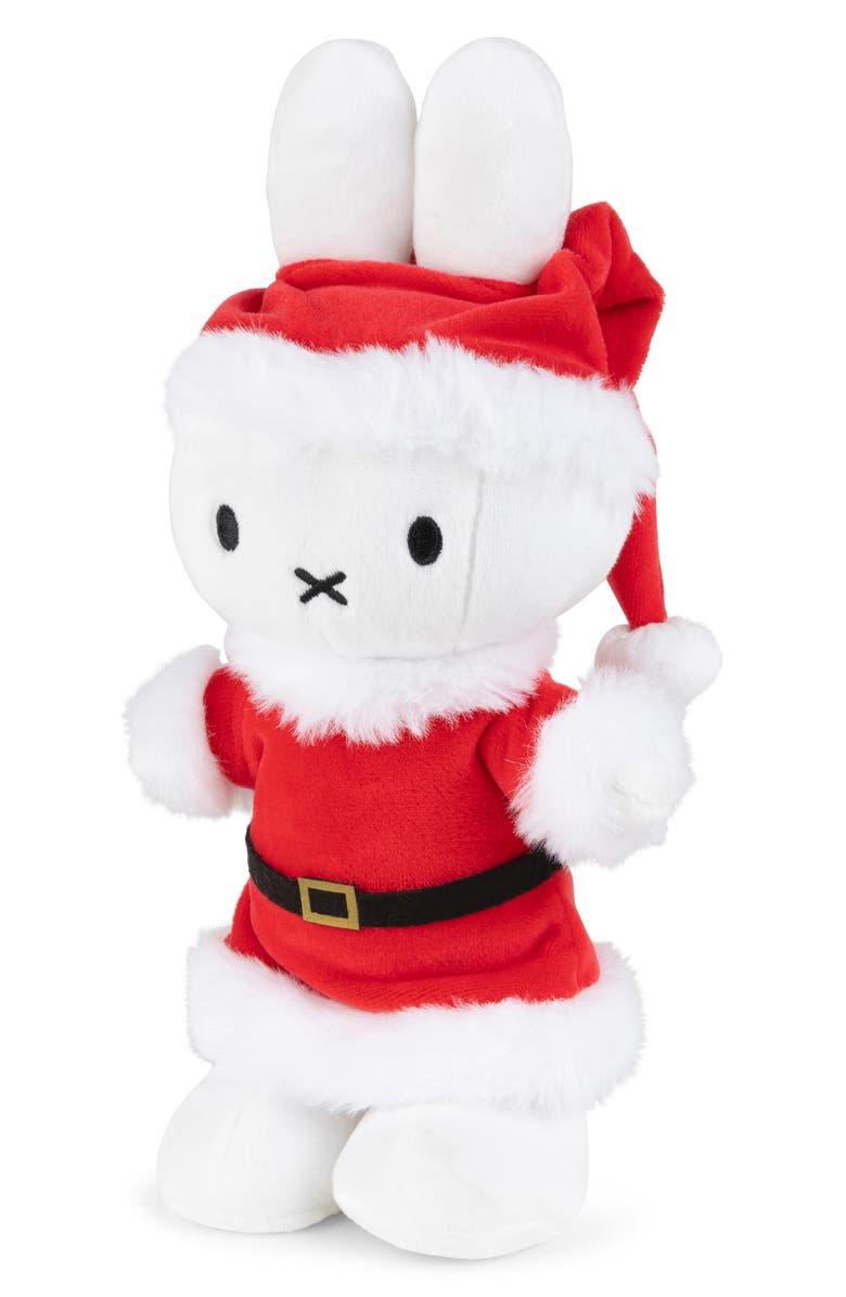 Bon Ton Toys x Miffy Standing Santa Stuffed Animal, Alternate, color, 