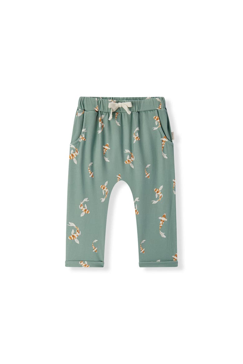 Cotton Stretch Jogger, Main, color, Swimming Koi