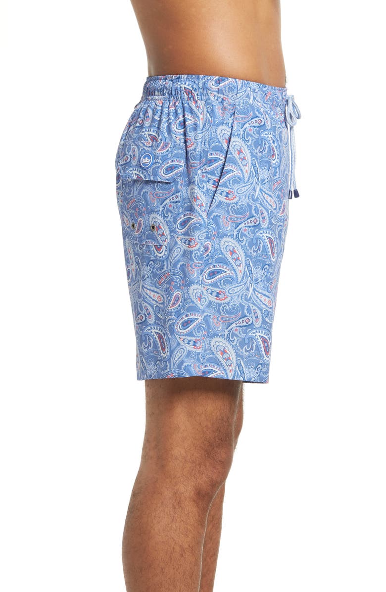 Peter Millar Men's Paisley Swim Trunks, Alternate, color, 