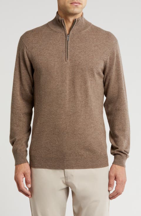 Cashmere Merino Half-Zip Sweater