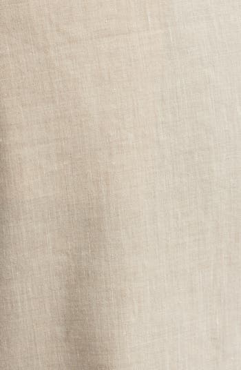 Flat Front Linen Blend Chinos