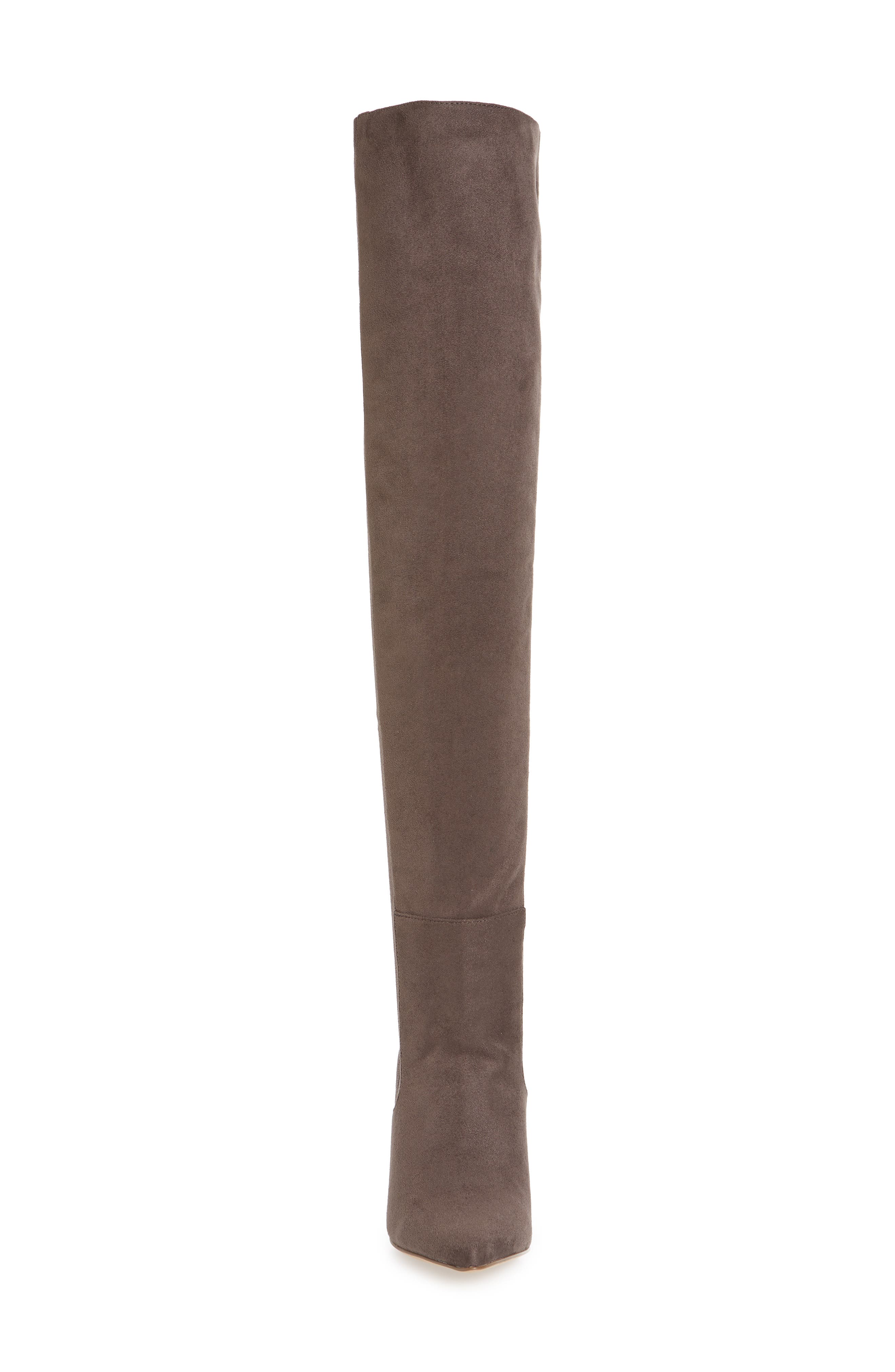 Everly Over the Knee Boot, Alternate, color, GREY
