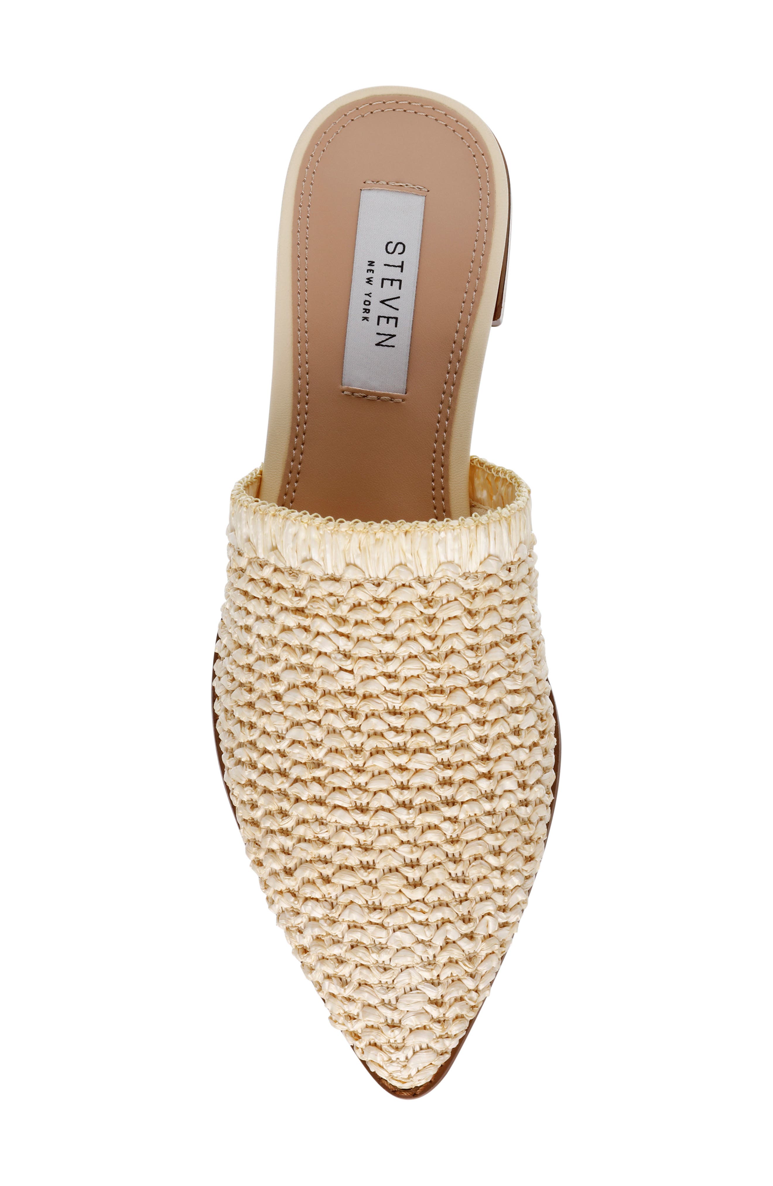 Valdez Knit Mule, Alternate, color, NATURAL RAFFIA