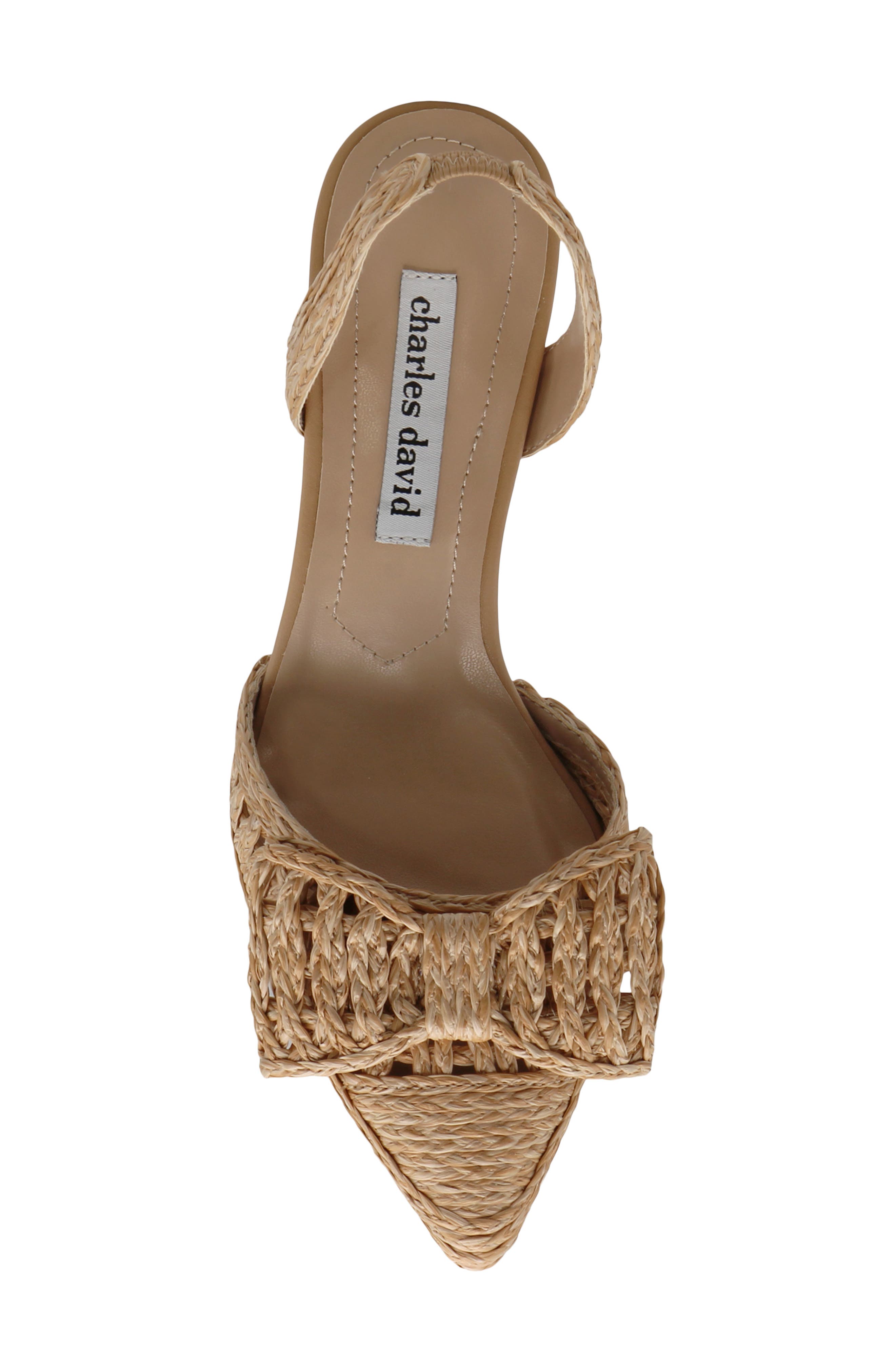 Charles David Agora Slingback Pump, Alternate, color, Natural