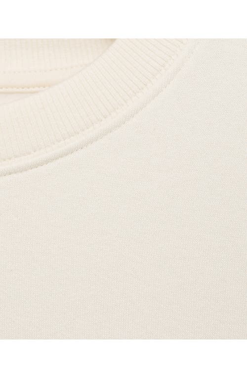 Mango The Big Apple Fleece Graphic Sweatshirt In Beige