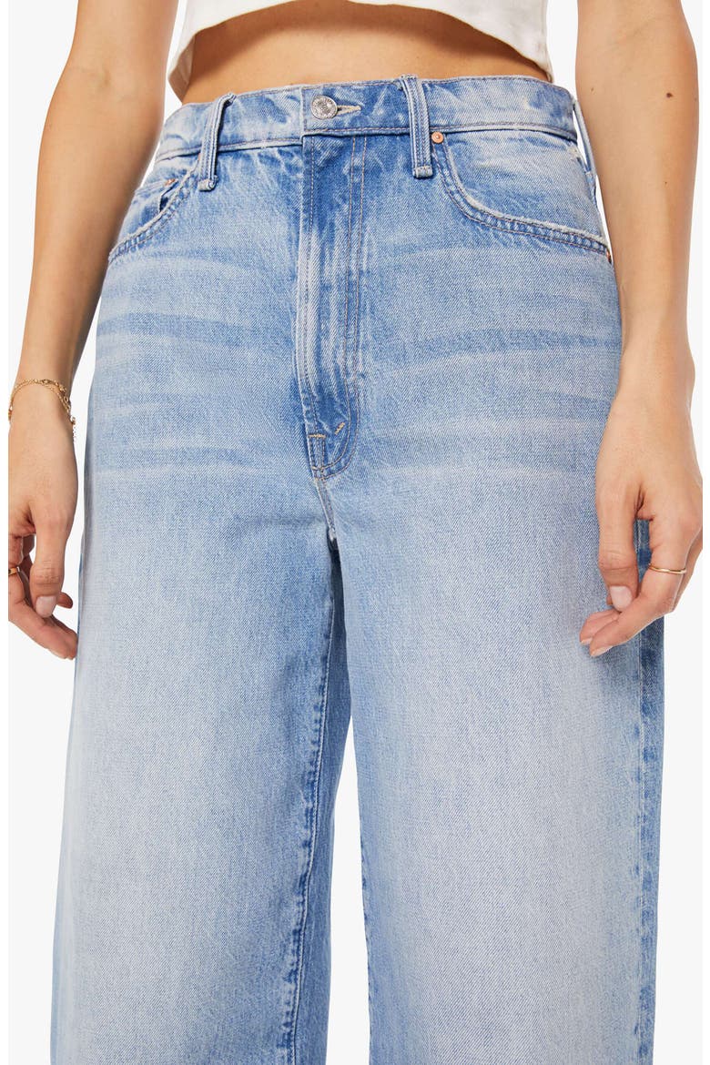 The Fan Girl Hover Fray Hem Barrel Jeans, Alternate, color, FLORAL FURY