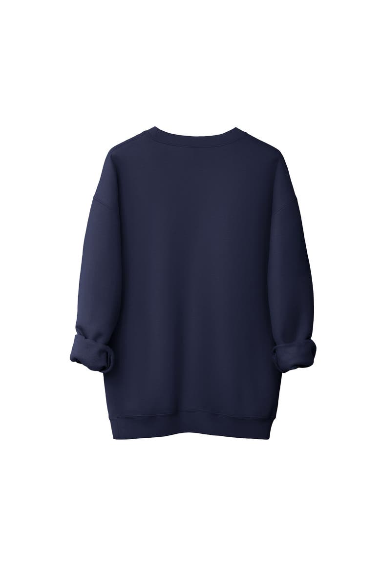 Alpine Valley Ski Lodge Graphic Sweatshirt, Alternate, color, True Navy