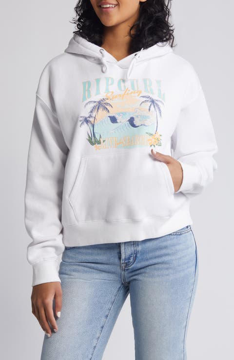 Paradise Palms Fleece Graphic Hoodie