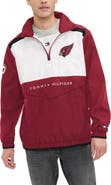 Tommy Hilfiger Men's Tommy Hilfiger Cardinal/White Arizona Cardinals Carter Half-Zip Hooded Top