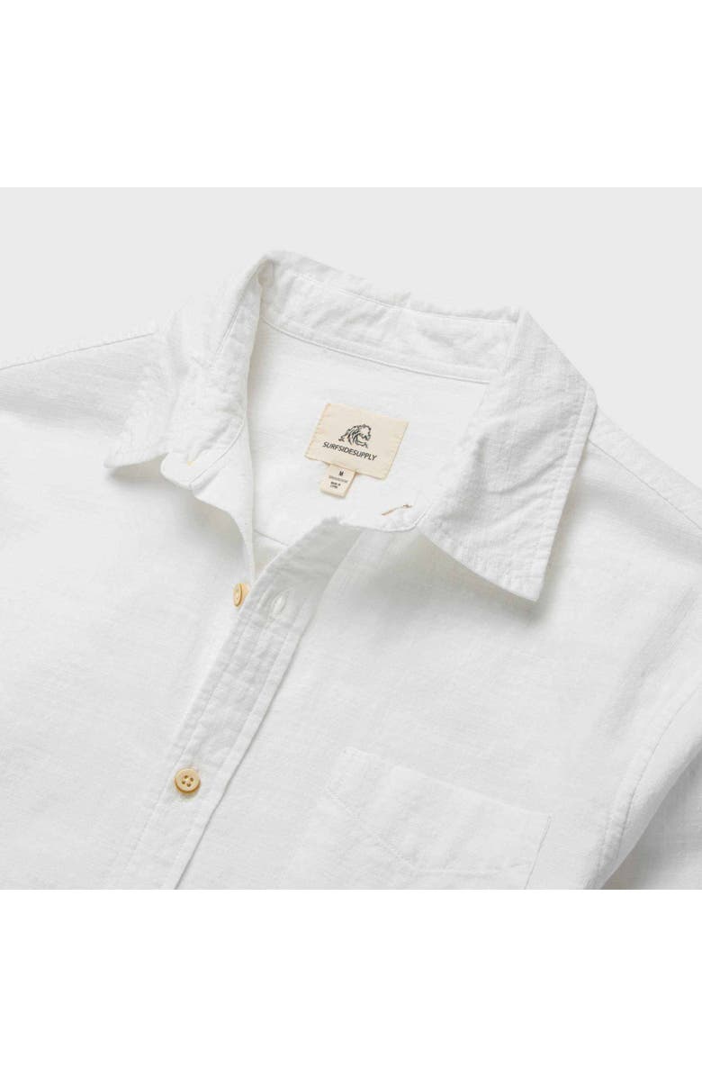 Surfside Supply Co. Brian Slub Shirt, Alternate, color, White