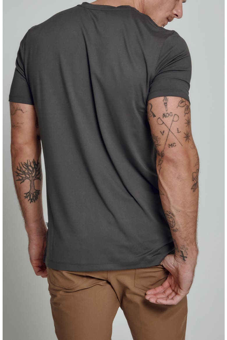 Core V-Neck T-Shirt, Alternate, color, GRAPHITE
