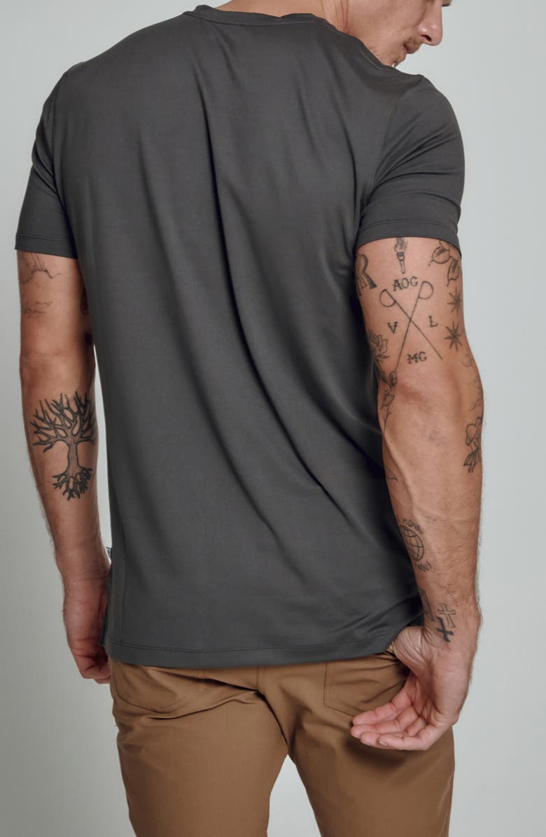 7 Diamonds Core V-Neck T-Shirt, Alternate, color, Graphite