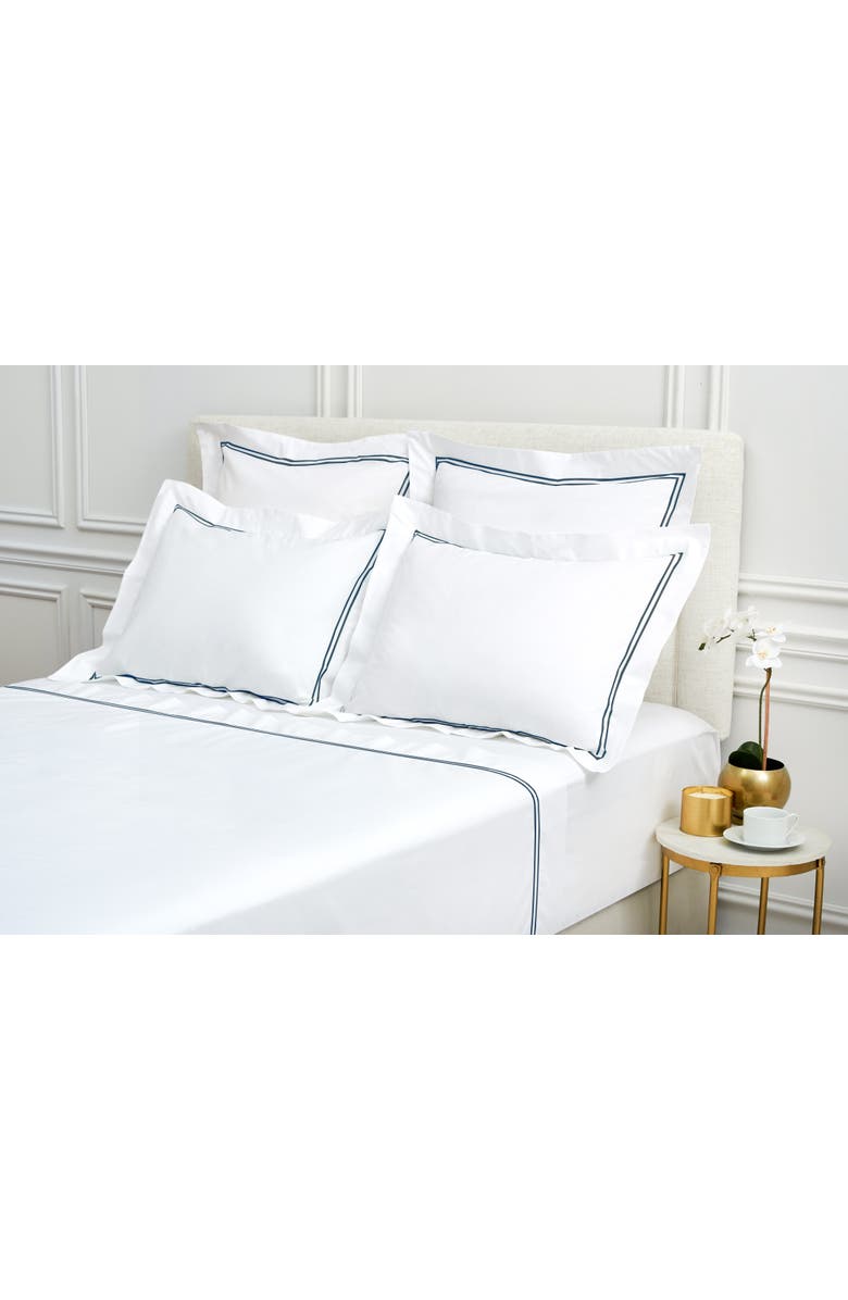 ELISABETH YORK Legacy Ink Bedding Sheet Collection, Alternate, color, Blue