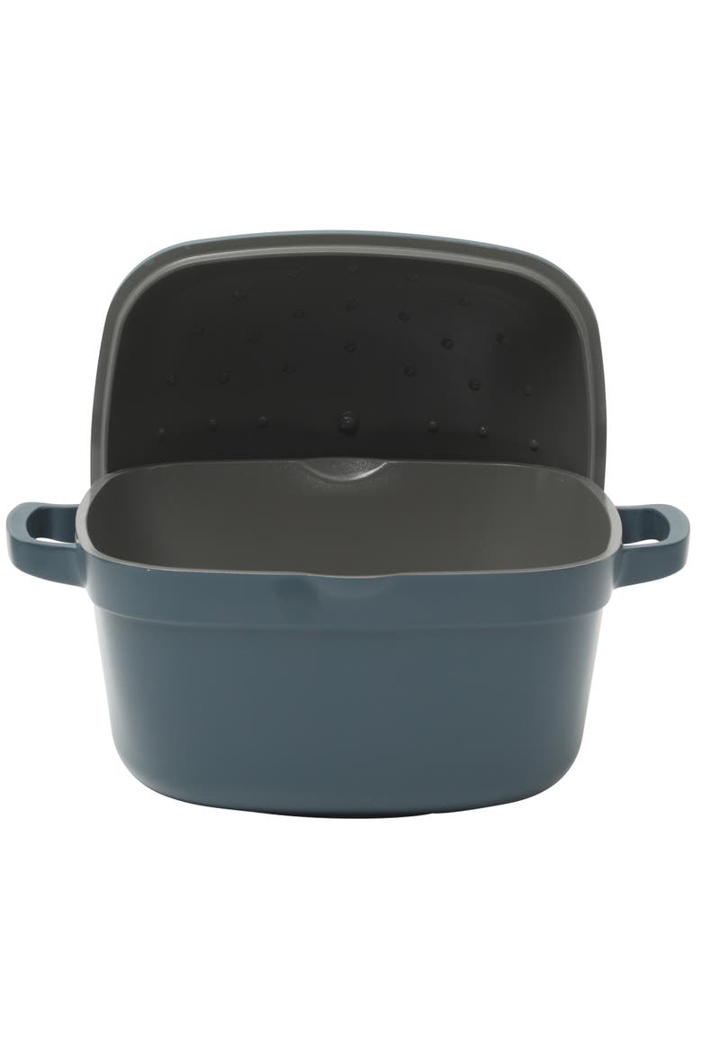Northvale Lightweight Cast Aluminum Dutch Oven with Lid, Alternate, color, Matte Blue