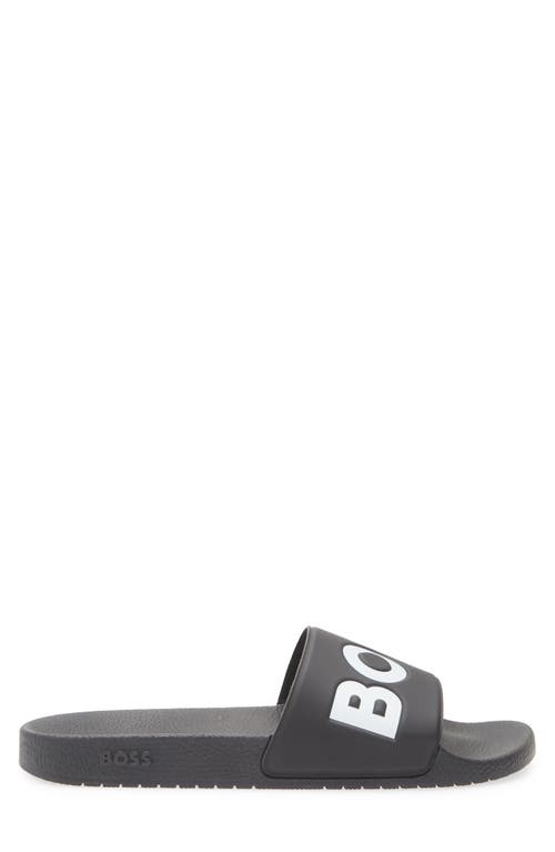 Hugo Boss Boss Aryeh Slide Sandal In Black
