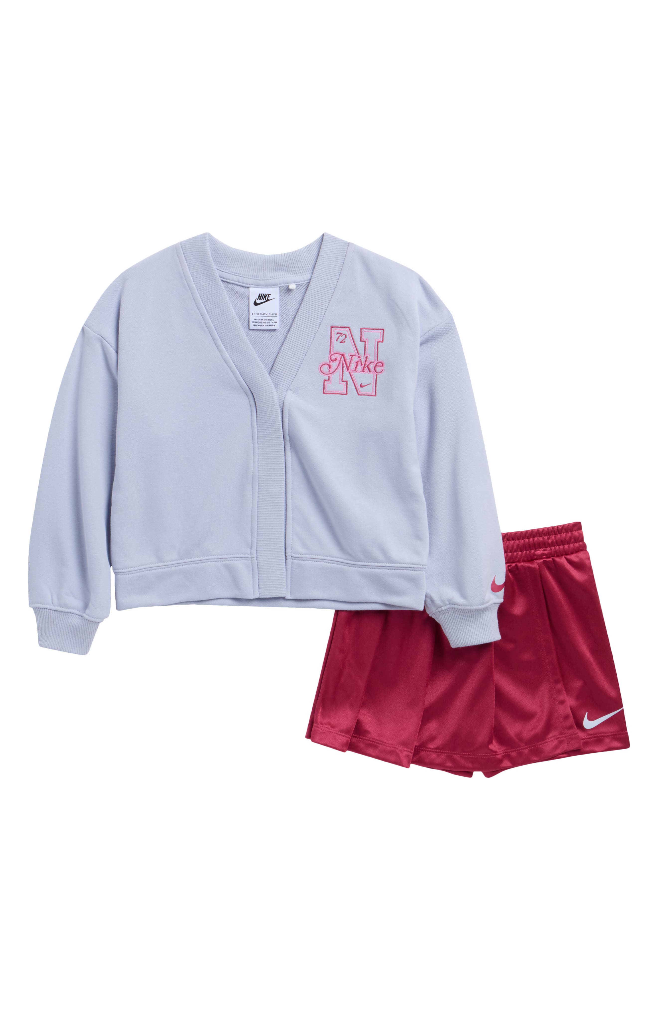 Kids' Varsity Prep Cardigan & Skort Set