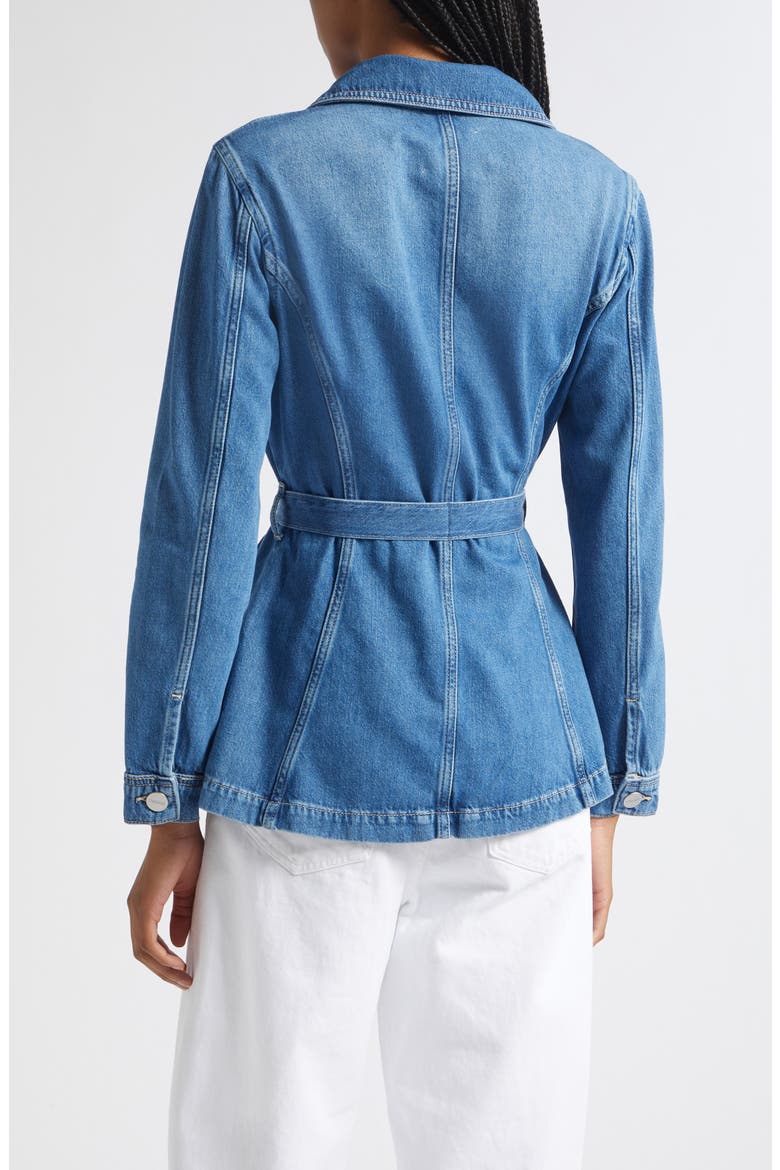 Samaya Belted Denim Utility Jacket, Alternate, color, TORVANG