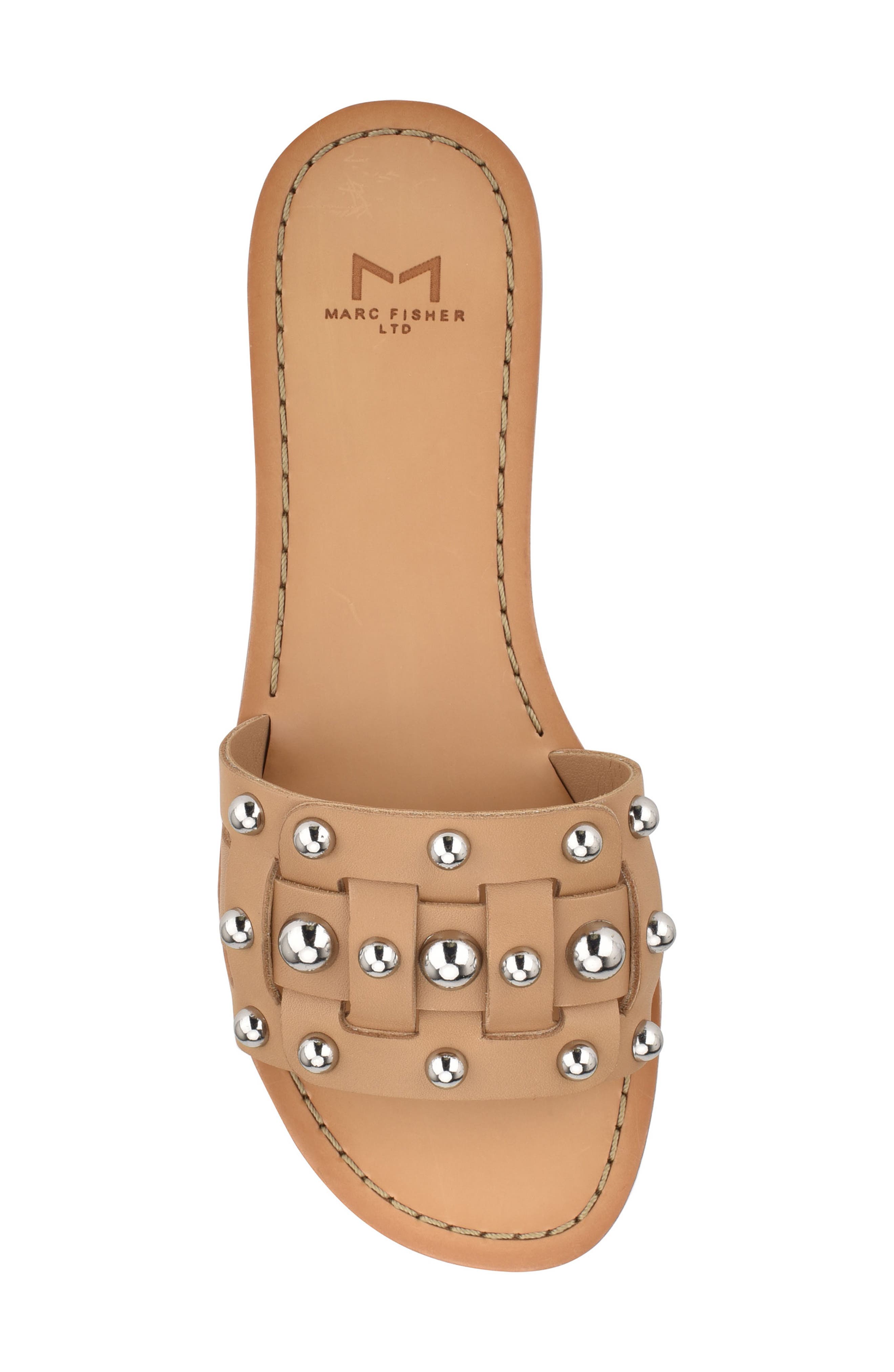 Pacca Slide Sandal, Alternate, color, MEDIUM NATURAL LEATHER