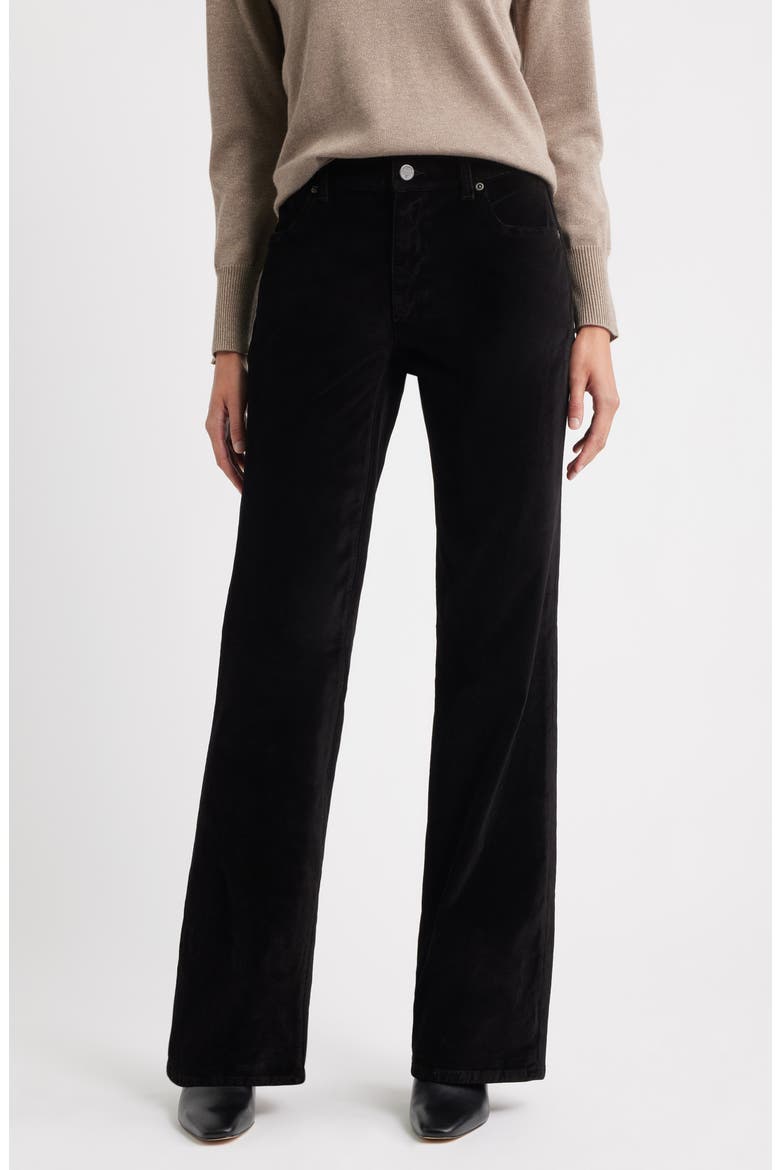 Ruby Flare Leg Pants, Main, color, BLACK