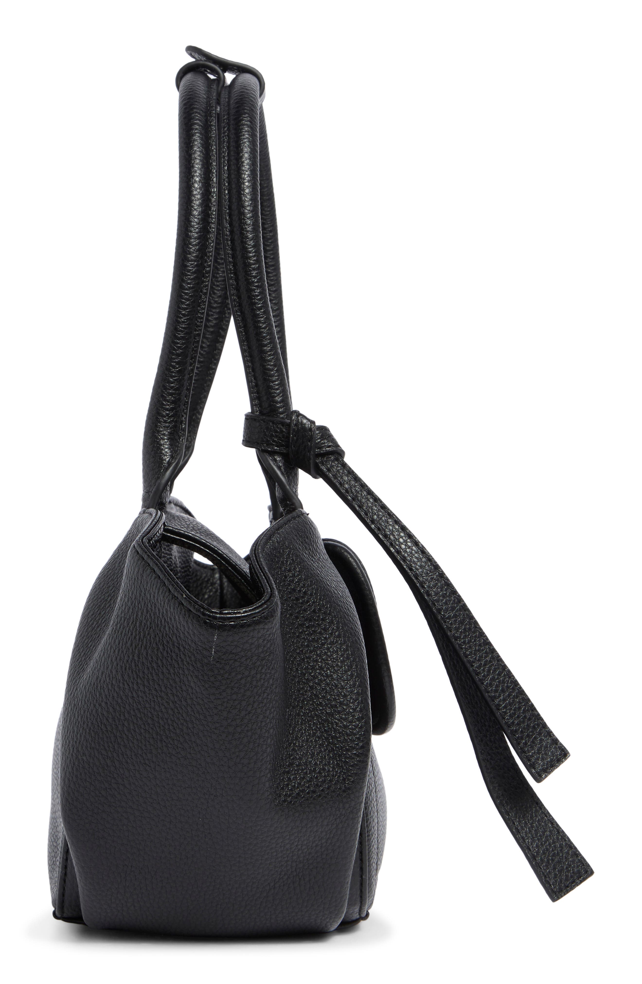 Zoey Pockets Shoulder Bag, Alternate, color, BLACK