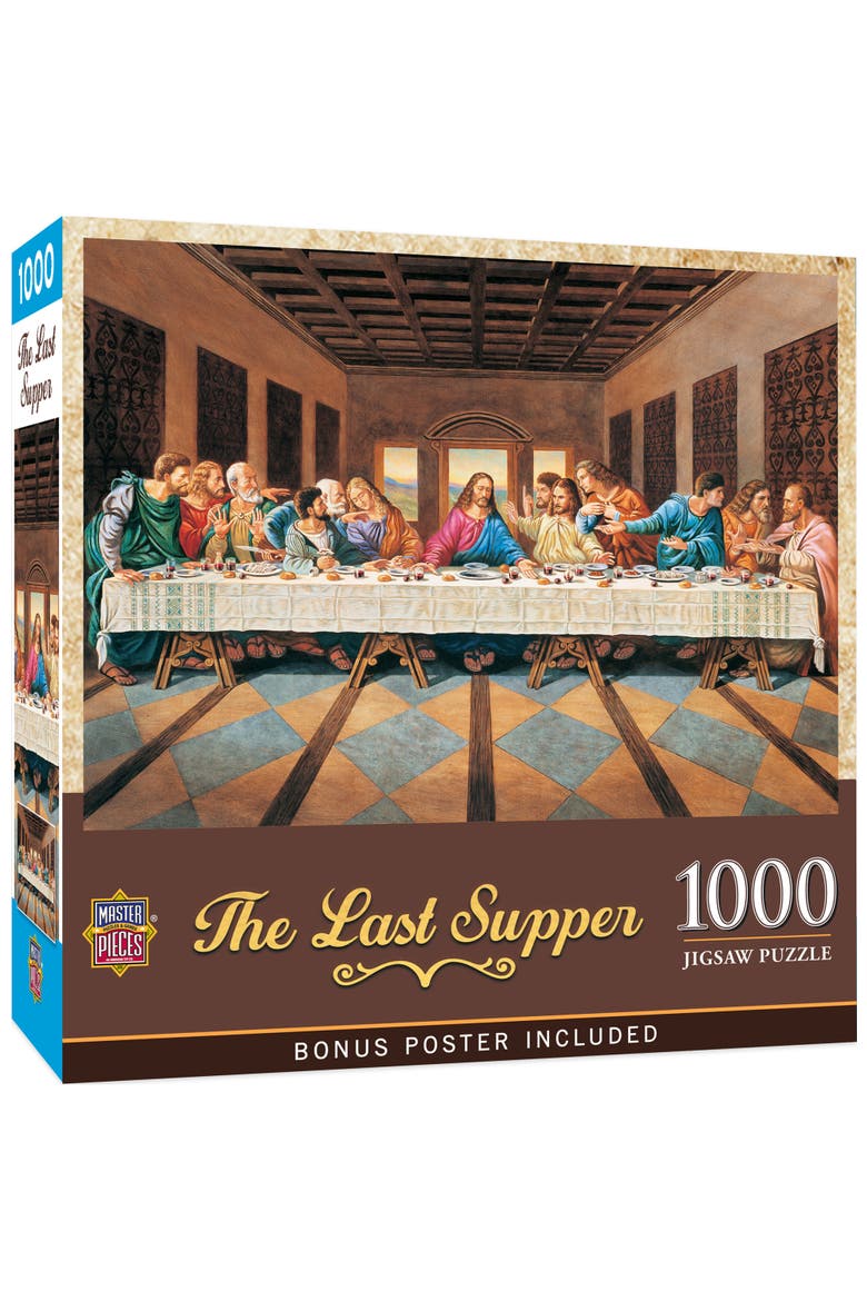 The Last Supper 1000 Piece Jigsaw Puzzle, Main, color, Multicolor