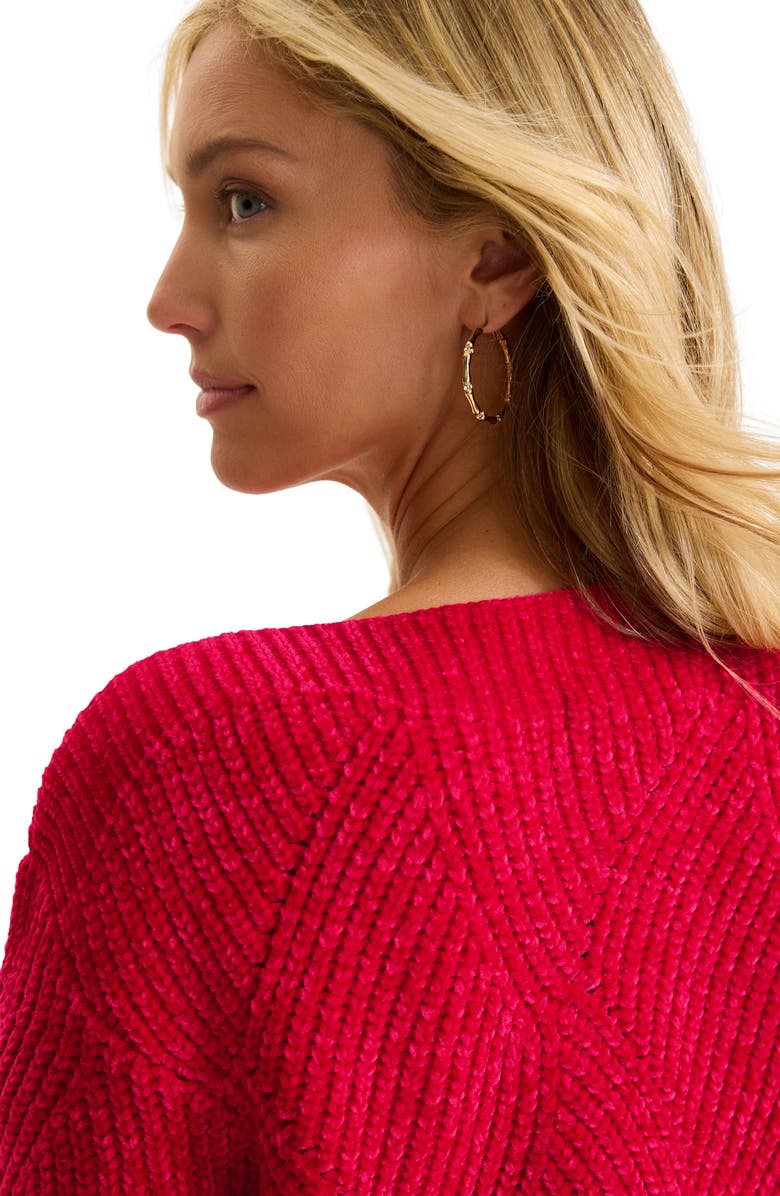 Tommy Bahama Shell St. Luna Boat Neck Sweater, Alternate, color, Tango Red