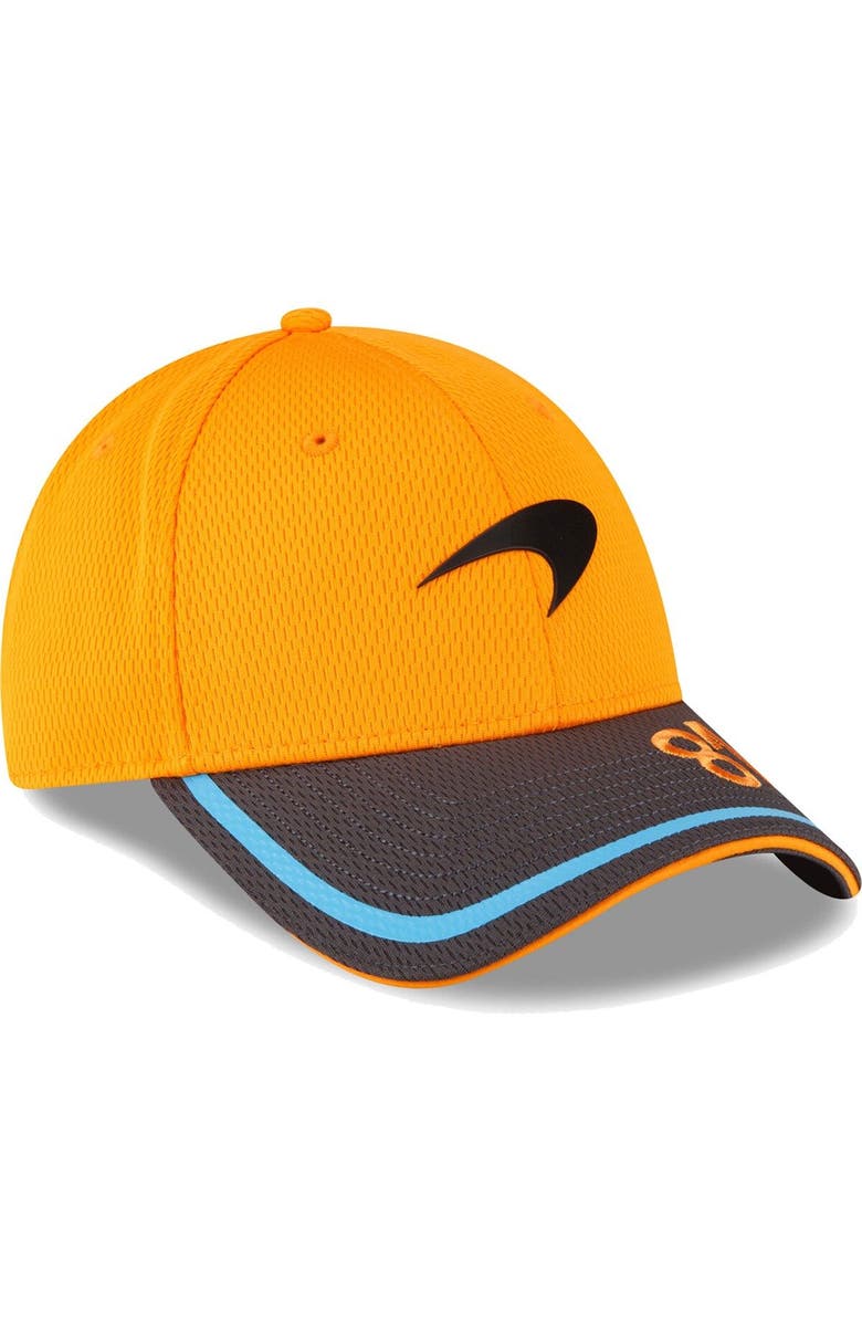 New Era Men's New Era Oscar Piastri Orange McLaren F1 Team Driver 9FORTY Adjustable Hat, Alternate, color, 