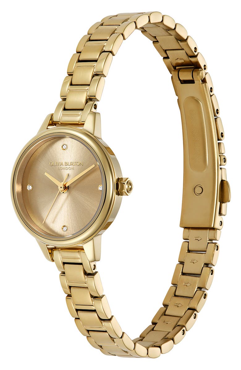 Olivia Burton Mini Classic Bracelet Watch, 23mm, Alternate, color, Gold