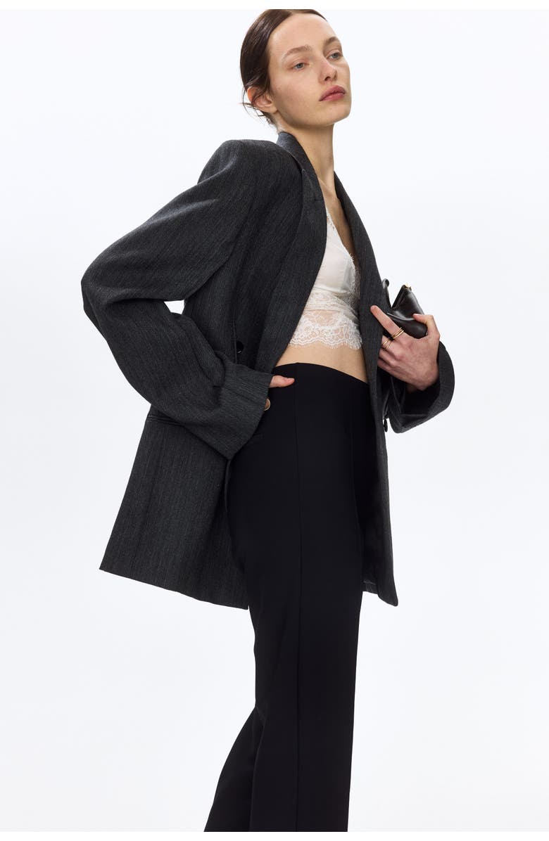 H&M Tailored Leggings, Alternate, color, Black