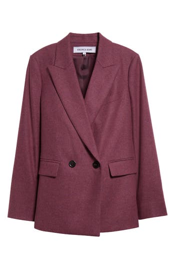 Veronica Beard Sevyn Wool Blend Dickey Jacket In Vintage Orchid