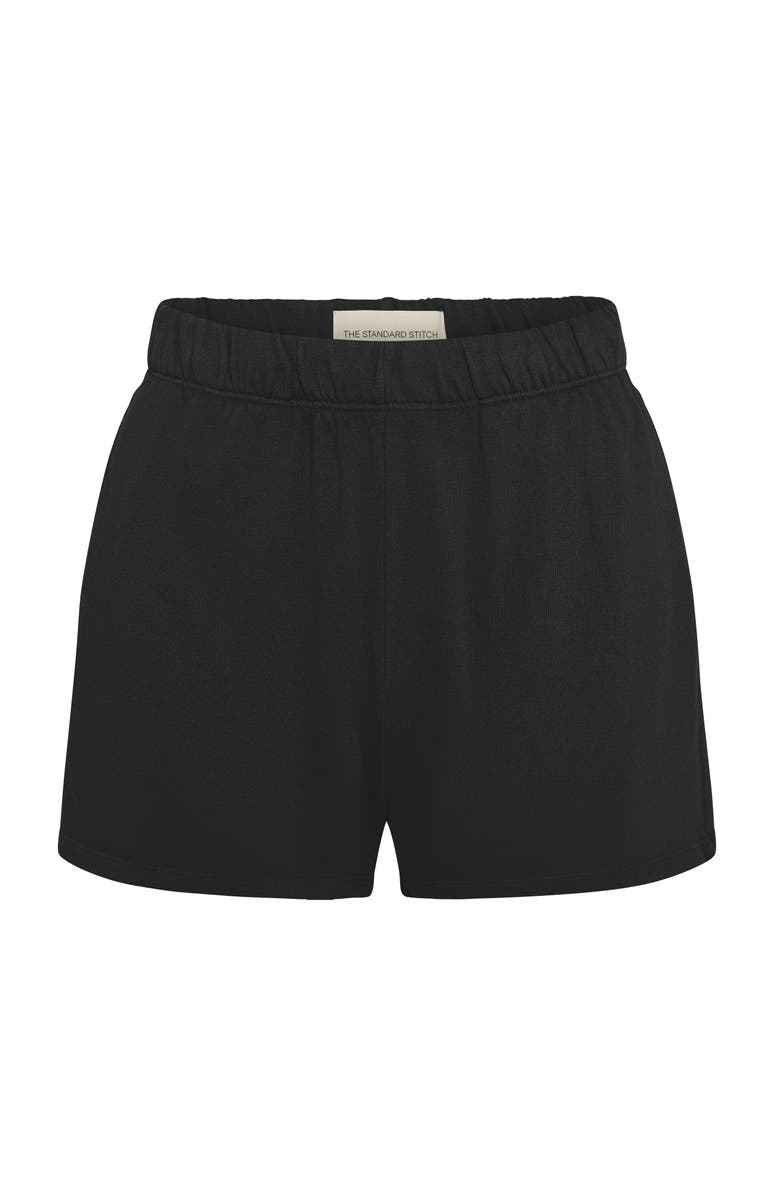 The Standard Stitch The Sweat Short, Alternate, color, Vintage Black