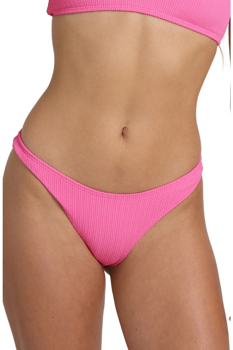 Sunrays Hike Bikini Bottoms, Main, color, GUAVA