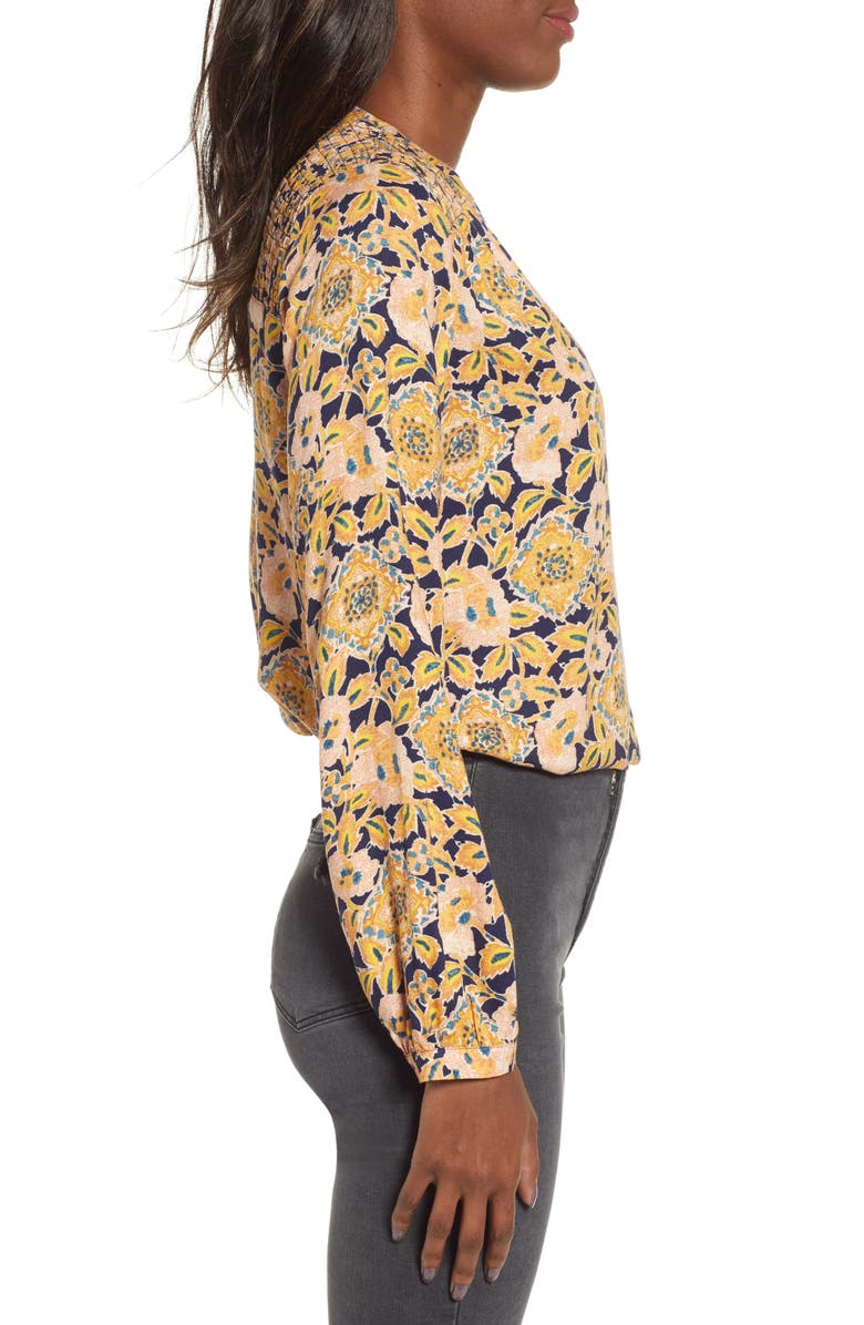 Hinge Smocked Top, Alternate, color, 