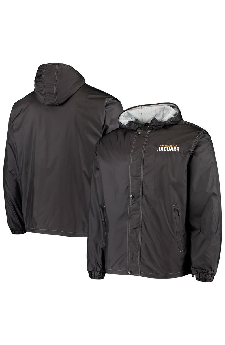 DUNBROOKE Men's Dunbrooke Black Jacksonville Jaguars Logo Legacy Stadium Full-Zip Jacket, Main, color,