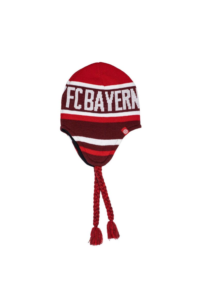 FAN INK Men's Red Bayern Munich Chalet Tassel Knit Hat, Alternate, color, 