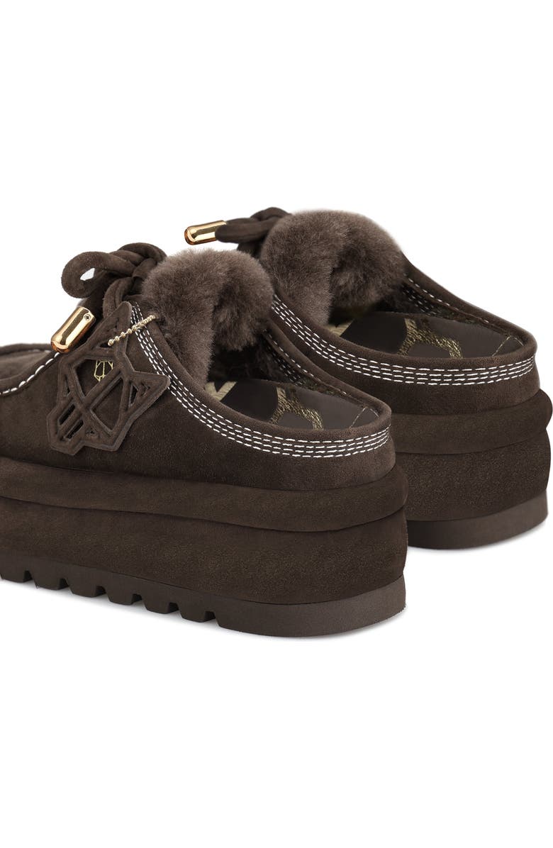Naked Wolfe Blizzard Suede/Shearling Slip-On, Alternate, color,