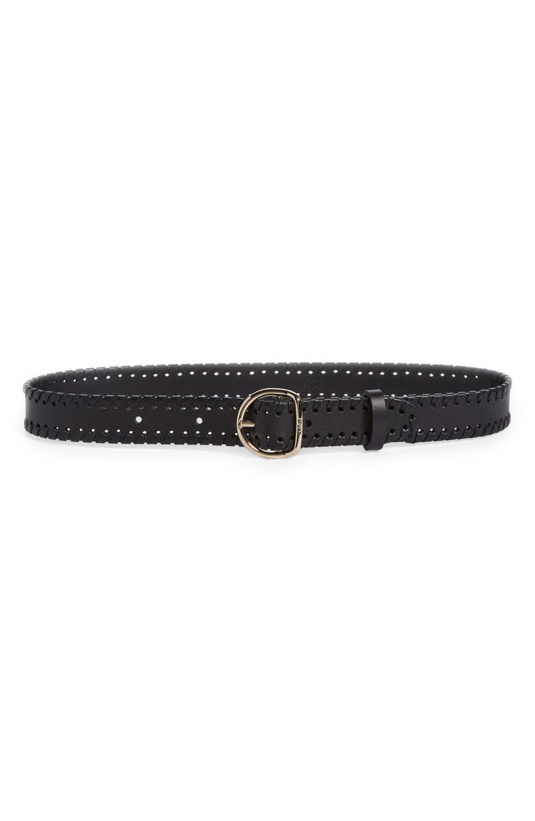 Chloé Mony Whipstitched Leather Belt | Nordstrom display picture 2