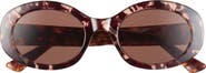 DIFF Delaney 52mm Oval Sunglasses