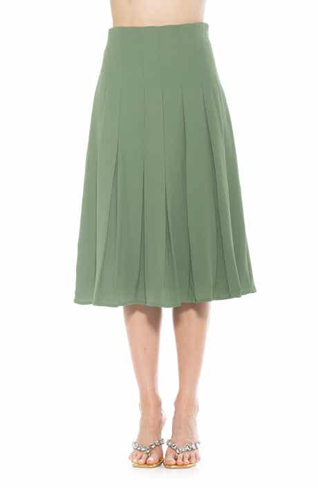 Alexia Admor Shilo Pleated Midi Skirt