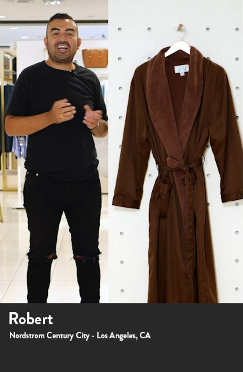 Women's Sherbrooke Brushed Microfiber Robe, sales video thumbnail