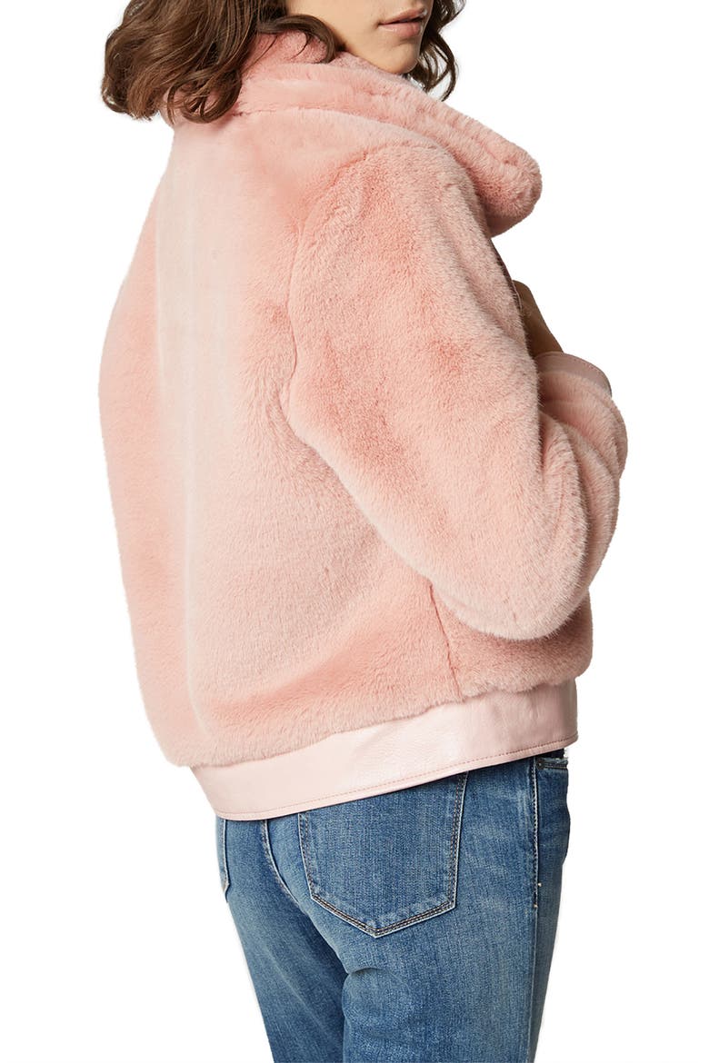 Faux Fur Jacket, Alternate, color, INTERNET HOBO