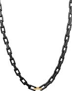 EFFY Mixed Metal Diamond Accent Link Chain Necklace