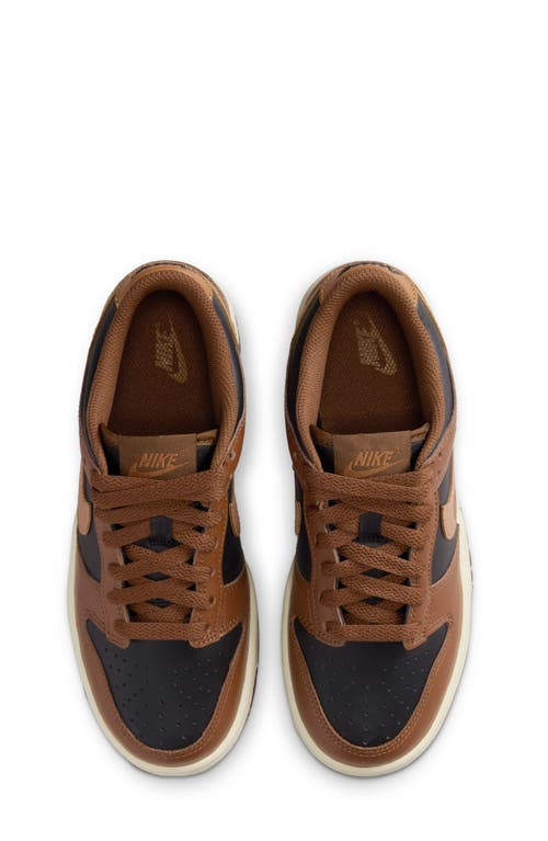 Nike Kids' Dunk Low Basketball Sneaker In Black