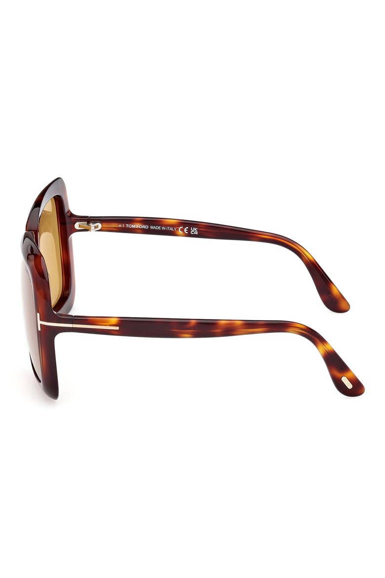 Lorelai 59mm Square Sunglasses, Alternate, color, DARK HAVANA / BROWN