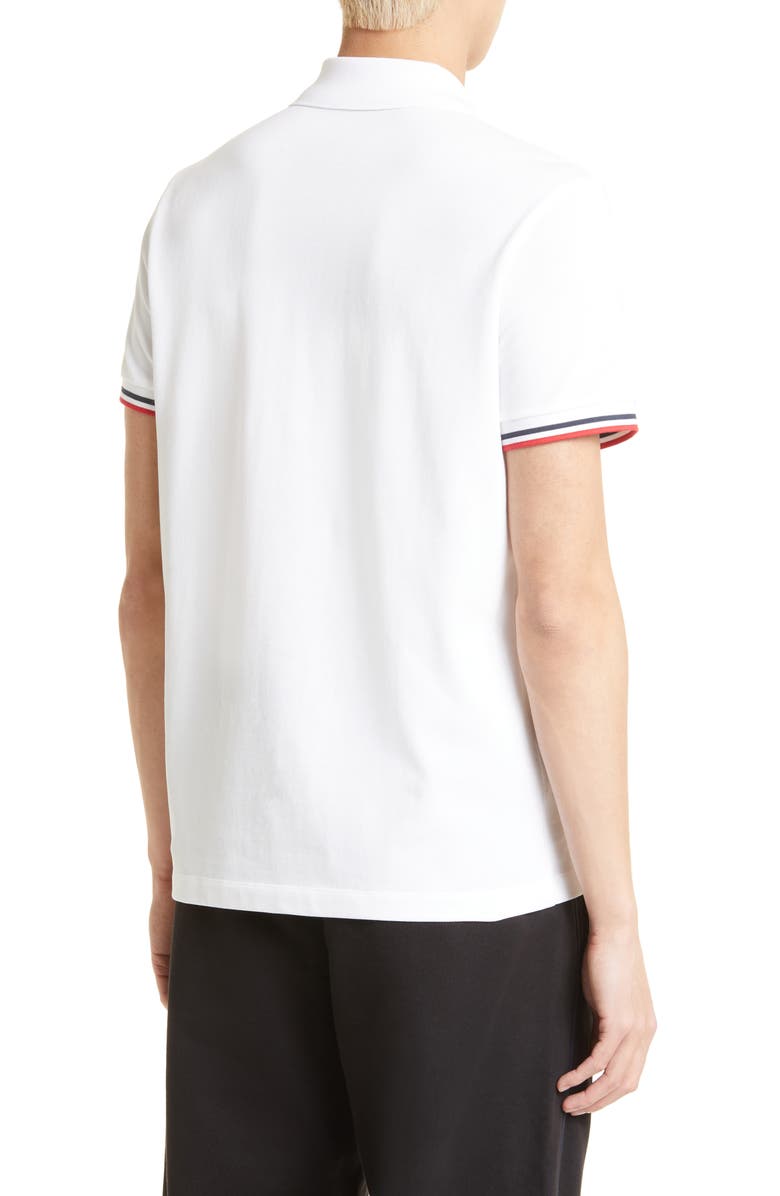 Moncler Tipped Piqué Polo, Alternate, color,