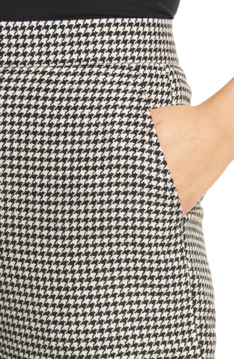 Polo Ralph Lauren Houndstooth Check Wool Blend Trousers, Alternate, color, 