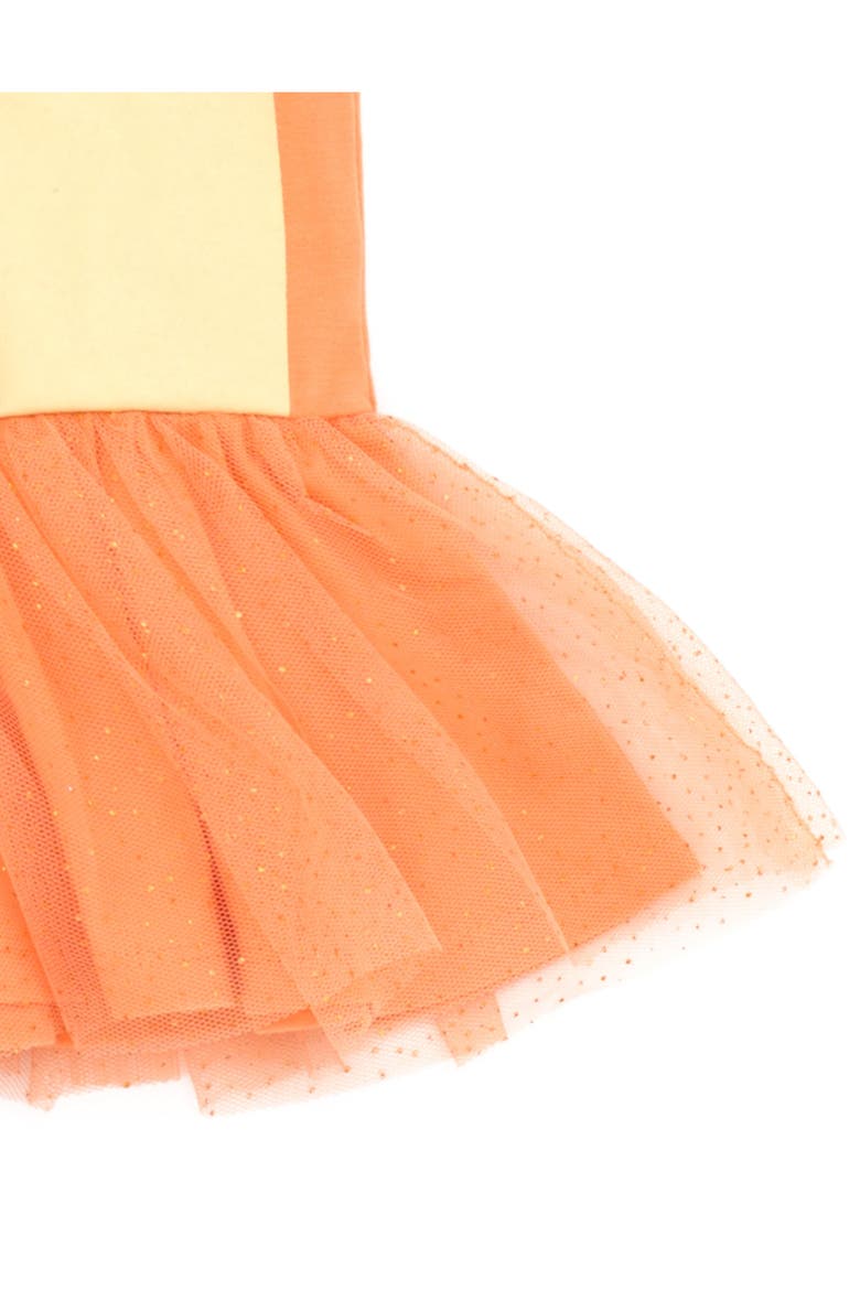 2-Piece Tutu Hooded Tee and Leggings Set, Alternate, color, Bingo Orange