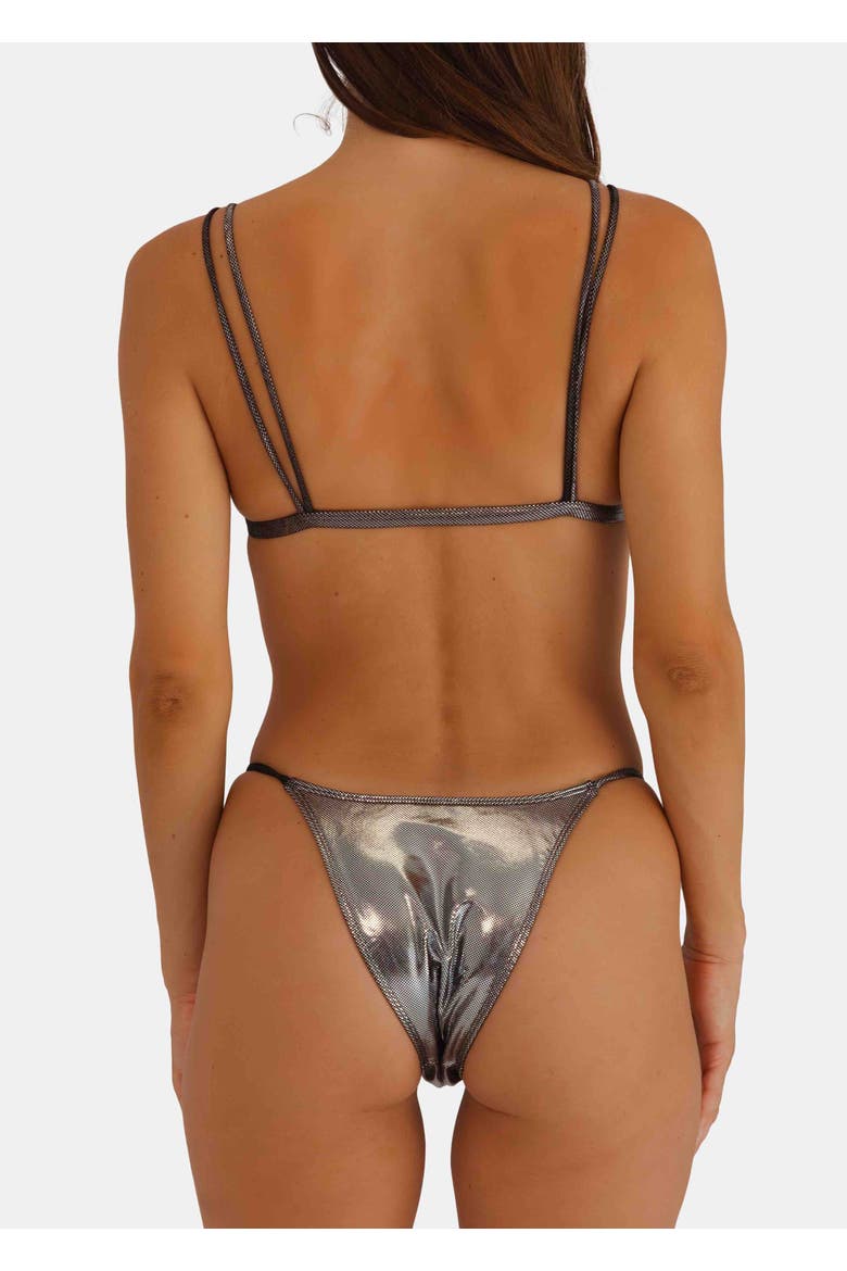 Matrix Lucid Bikini Top, Alternate, color, Silver