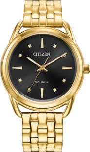 Citizen Three-Hand Quartz Bracelet Watch, 34mm