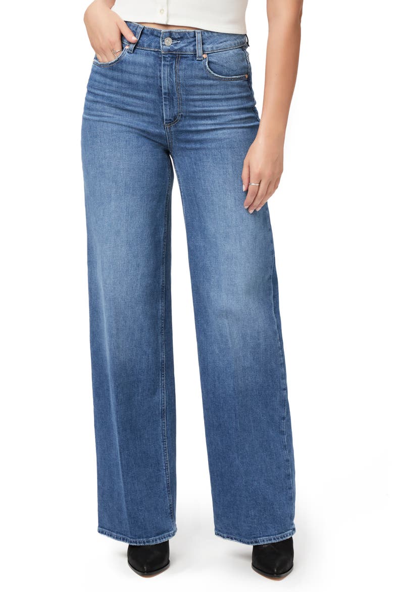 Sasha High Waist Wide Leg Jeans, Main, color, STEFANIA DISTRESSED